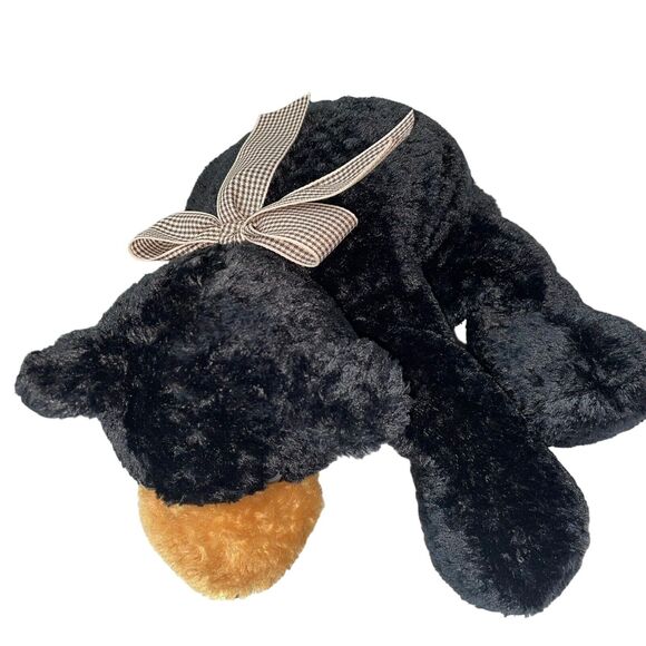 Vintage Mary Meyer Plush Black Bear Flip Flops Stuffed Animal Shower Nursery 14" - Picture 11 of 11